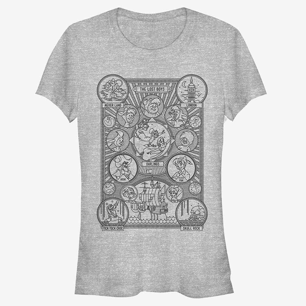 Tシャツ カットソー 適切な価格 レディース 半袖 Disney ディズニー Tシャツ ピーターパン Kaopeenong Com