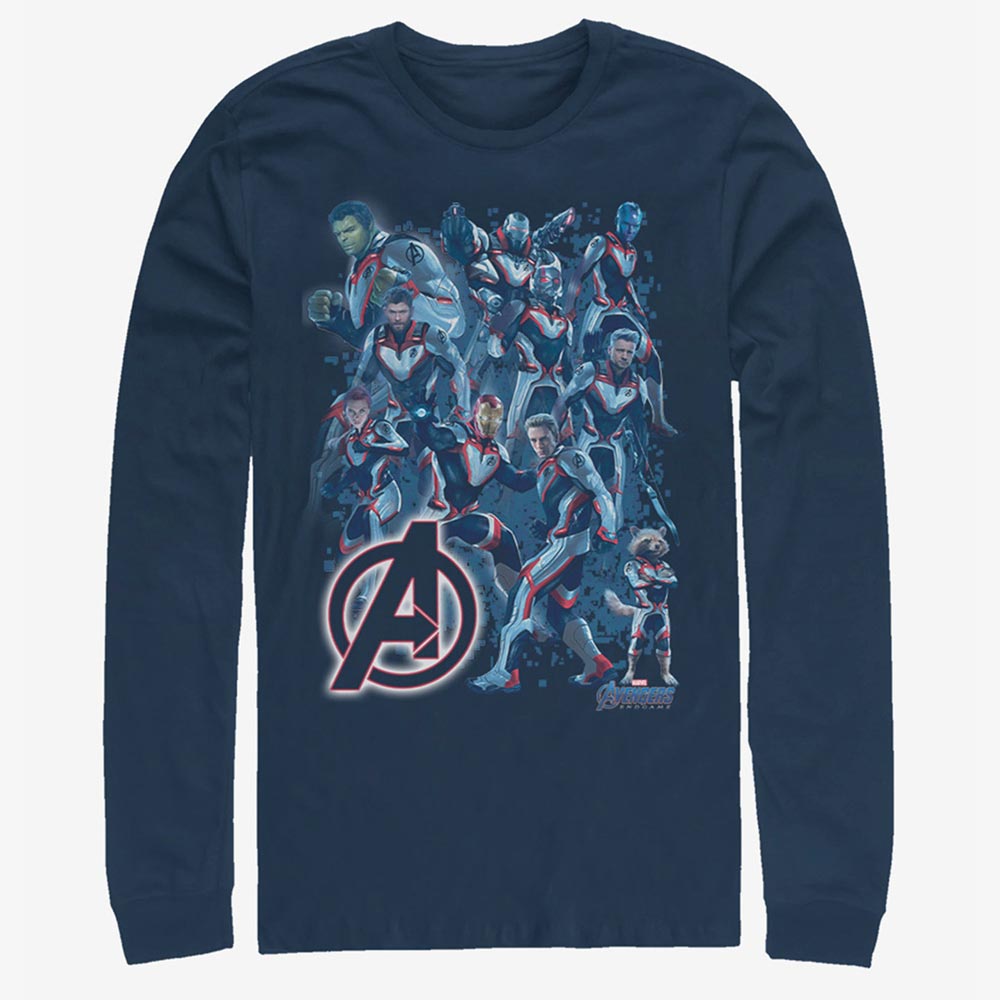 最先端 マーベル Marvel アベンジャーズ Tシャツ 長袖 長袖 ロングスリーブ エンドゲーム レディース メンズ 超激安 Kabardaribukit Org