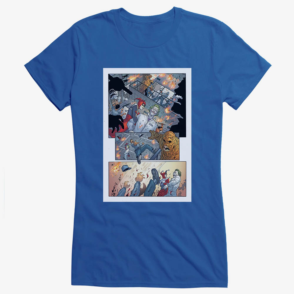 公式 ハーレークイン Tシャツ Dcコミック グッズ Harley Quinn Take Over Comic Strip T Shirt ガールズ キッズ 女の子 新品本物 Www Lexusoman Com