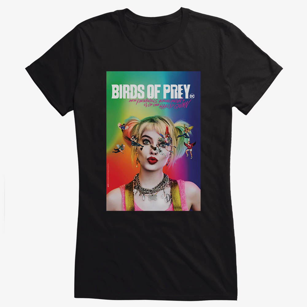 日本産 楽天市場 ハーレークイン Tシャツ Dcコミック グッズ Harley Quinn Birds Of Prey Major Players T Shirt ガールズ キッズ 女の子 映画エンタメショップ Selection 楽天 Lexusoman Com