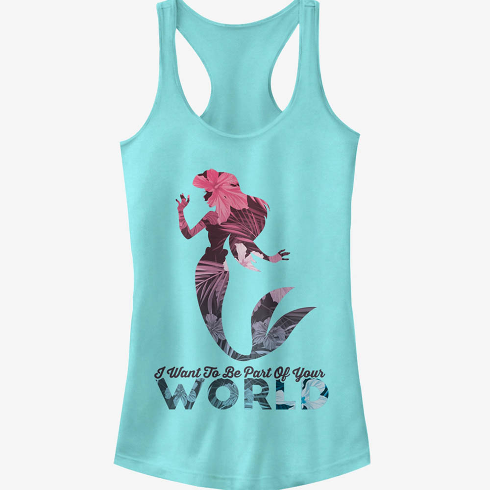 楽天市場 アリエル タンクトップ ディズニー Disney リトルマーメイド グッズ アリエル Little Marmaid Part Of Your World Tank ガールズ キッズ 女の子 映画エンタメショップ Selection