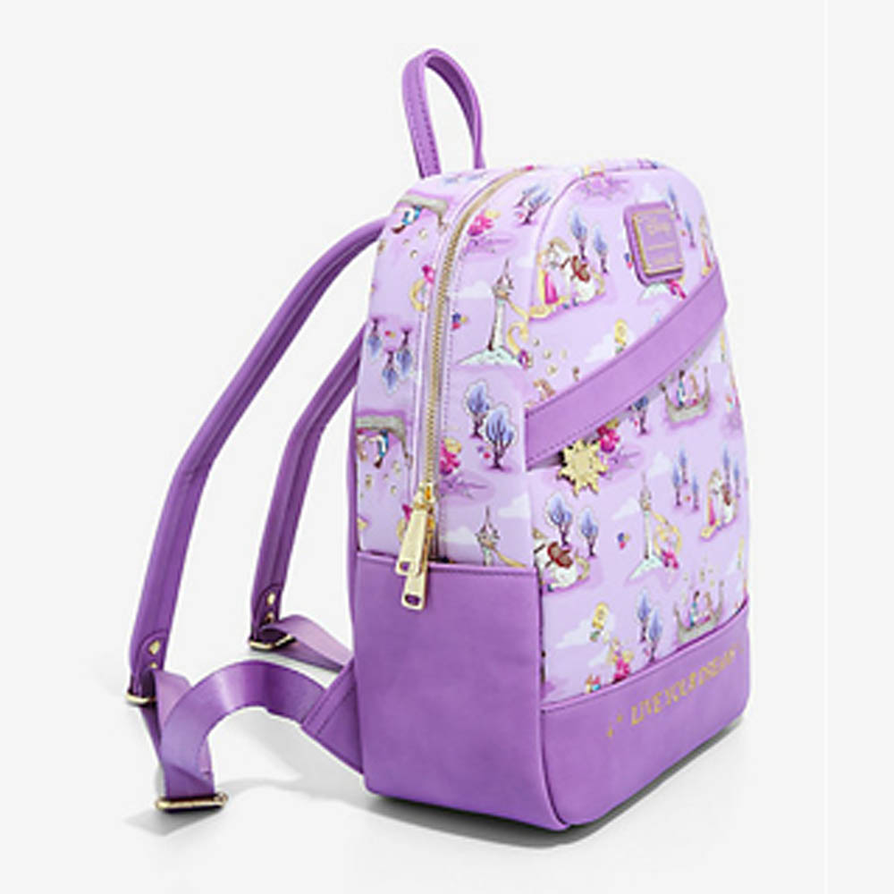 ラウンジフライ 塔の上のラプンツェル グッズ バックパック Loungefly バッグ ディズニー バックパック Disney Loungefly バッグ Tangled Rapunzel Backpack ガールズ 映画エンタメショップ Selection海外モデル 塔の上のラプンツェル グッズ