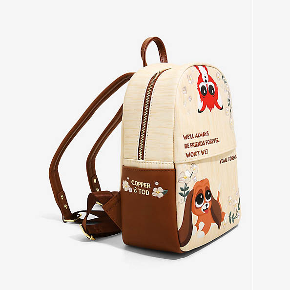 ディズニー And ラウンジフライ And Mini The きつねと猟犬 その他 Friends Fox Forever Hound バックパック Disney The Mini Backpack Loungefly 映画エンタメショップ Selection海外モデル ディズニー きつねと猟犬 バックパック