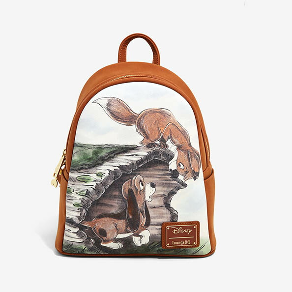 楽天市場 ラウンジフライ ディズニー きつねと猟犬 バックパック Disney The Fox And The Hound Meeting Mini Backpack Loungefly 映画エンタメショップ Selection