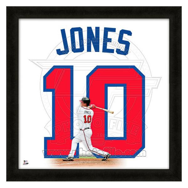 Mlb Nba Nfl Goods And The Atlanta Braves Chipper Jones Fat And The Mlb Atlanta Braves Chipper Jones Fat File Photo Uniframe 20 X Framed Photographic