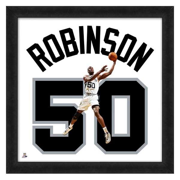 NBA スパーズ デビッド・ロビンソン フォト ファイル/Photo File UNIFRAME 20 x 20 Framed Photographic