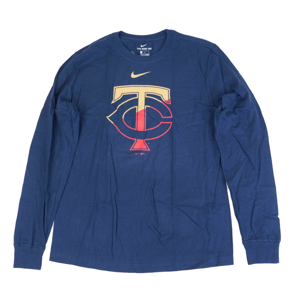 独創的 ミネソタ ツインズ Mlb Tシャツ メンズ 長袖 ロンt ナイキ Nike ネイビー Angle Logo Long Sleeve T Shirt 21nrs コンビニ受取対応商品 Golfinhosdabaixada Com Br