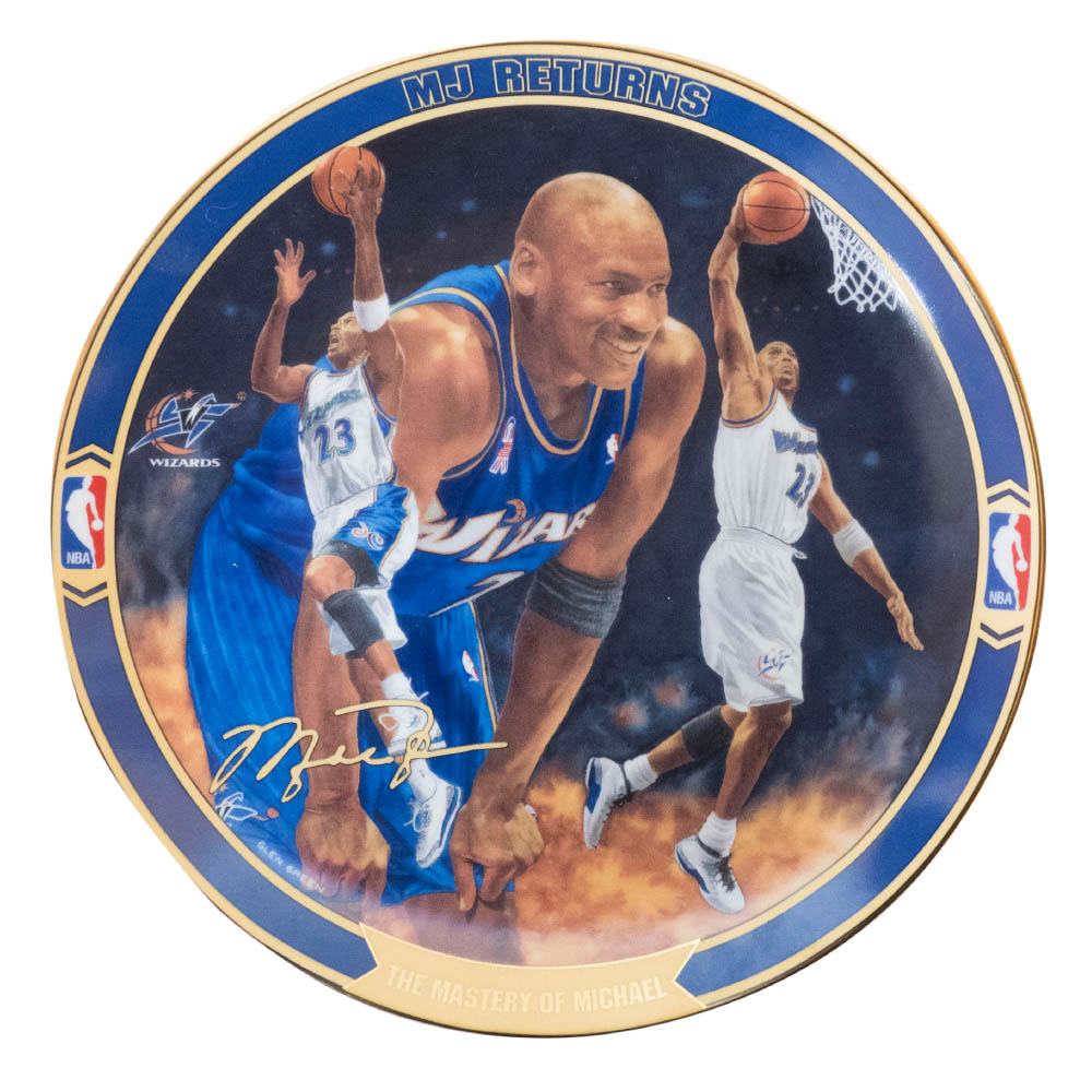 新規購入 楽天市場 マイケル ジョーダン ウィザーズ Nba グッズ 皿 プレート Mj Returns Collectible Plates The Mastery Of Michael 4570a Upper Deck 映画エンタメショップ Selection 最安値挑戦 Blog Belasartes Br