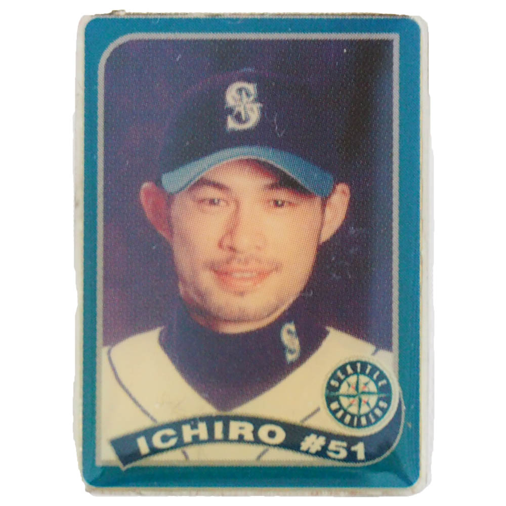 MLB マリナーズ イチロー フォト ピンバッジ ピーエスジー/PSG レアアイテム【1910価格変更】