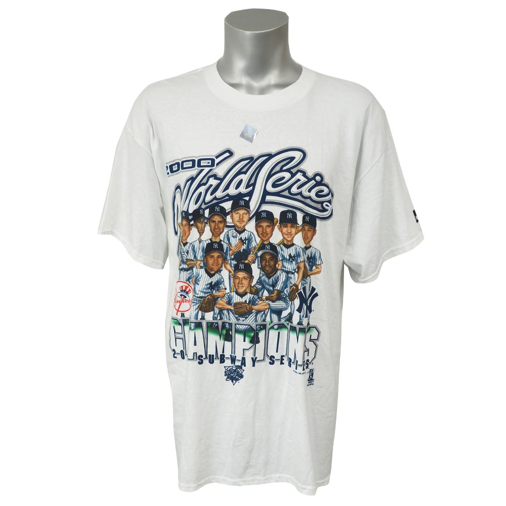 MLB ヤンキース 2000 ワールドチャンピオンズ サブウェイシリーズ カリカチュア Tシャツ プーマ/Puma ホワイト レアアイテム【OCSL】|映画エンタメショップ SELECTION