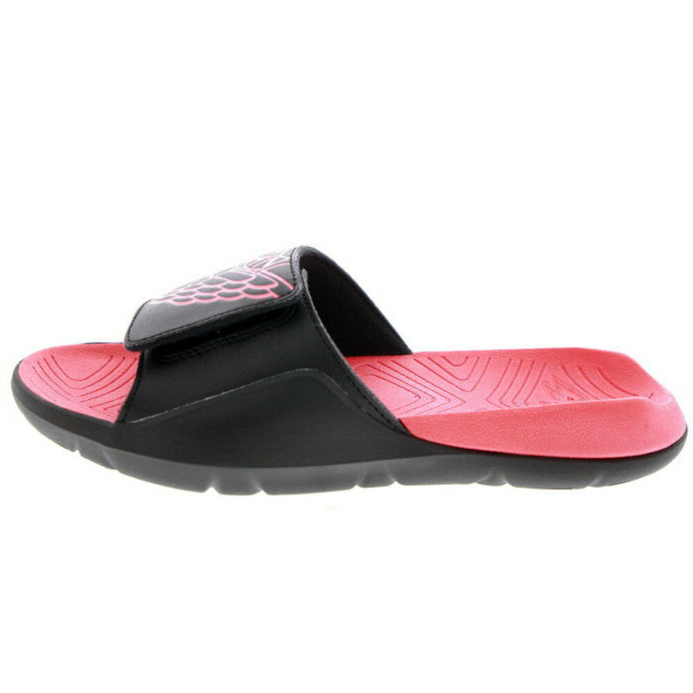 pink jordan flip flops