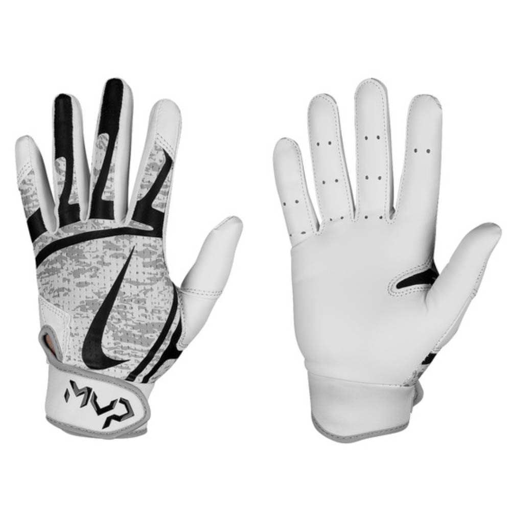 black and white nike batting gloves