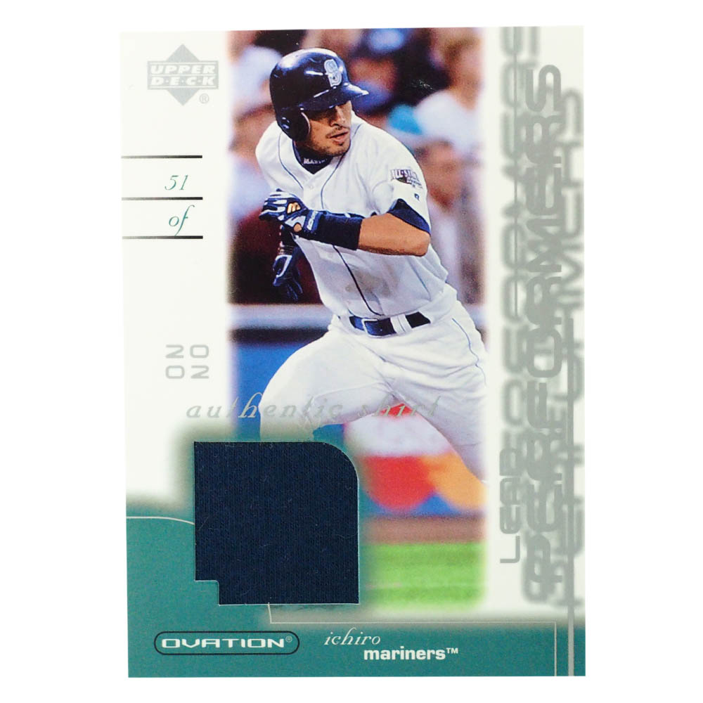 MLB イチロー シアトル・マリナーズ トレーディングカード/スポーツカード 2002 #LP-IS ゲーム ジャージ ネイビー Upper Deck|映画エンタメショップ SELECTION