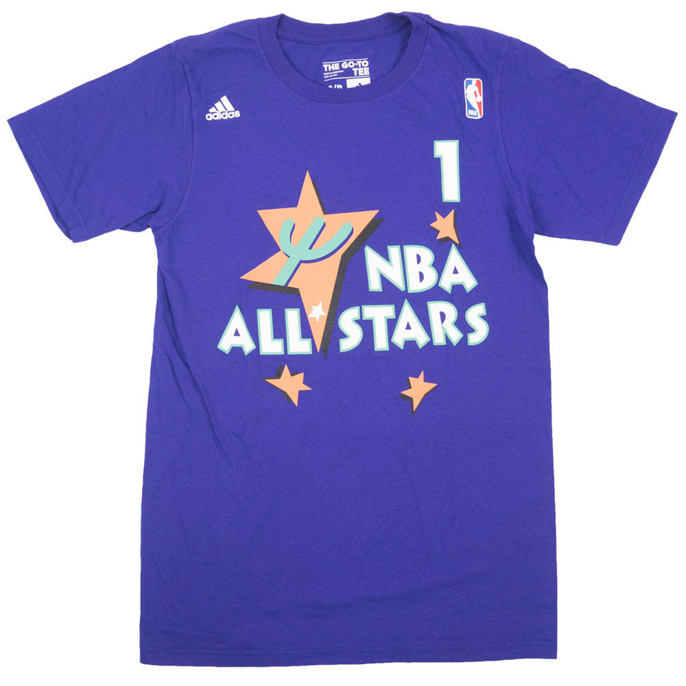 NBA アンファニー・ハーダウェイ オーランド・マジック Tシャツ All-Star 1995 Name Number T-Shirt アディダス/Adidas パープル【OCSL】｜映画エンタメショップ SELECTION