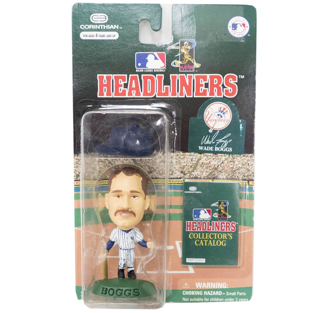 楽天市場 Mlb ウェイド ボッグス ニューヨーク ヤンキース フィギュア Headliners 1996 Edition Nib Corinthian ホーム 映画エンタメショップ Selection