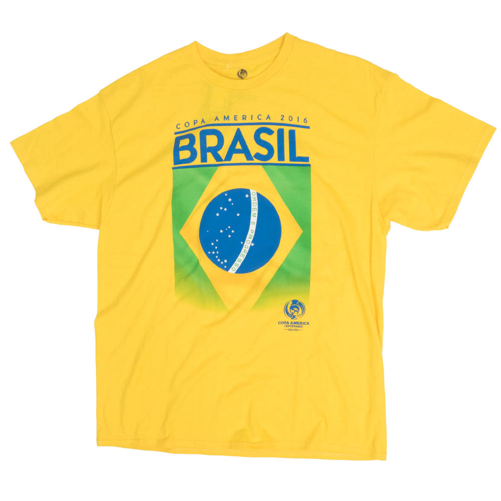 美しい Soccer サッカーブラジル代表 Tシャツ コパ アメリカ 16 ブラジル Fifth Sun イエロー Ocsl 高速配送 Steeline Pk