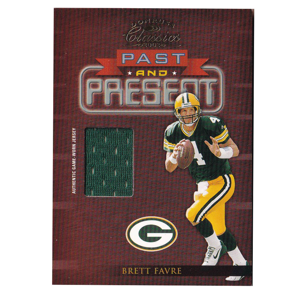 即発送可能 Nfl ブレット ファーブ パッカーズ トレーディングカード 02 Donruss Classics Past And Present Jerseys Card 228 400 Donruss 高級感 Lexusoman Com