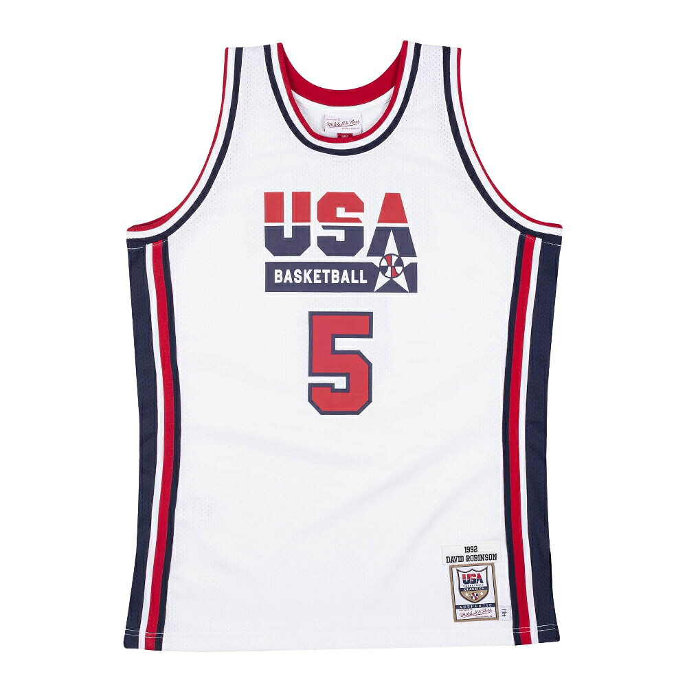 USABB デビッド・ロビンソン 1992 アメリカ代表 ユニフォーム/ジャージ オーセンティック USA 1992 ドリームチーム ミッチェル＆ネス｜映画エンタメショップ SELECTION