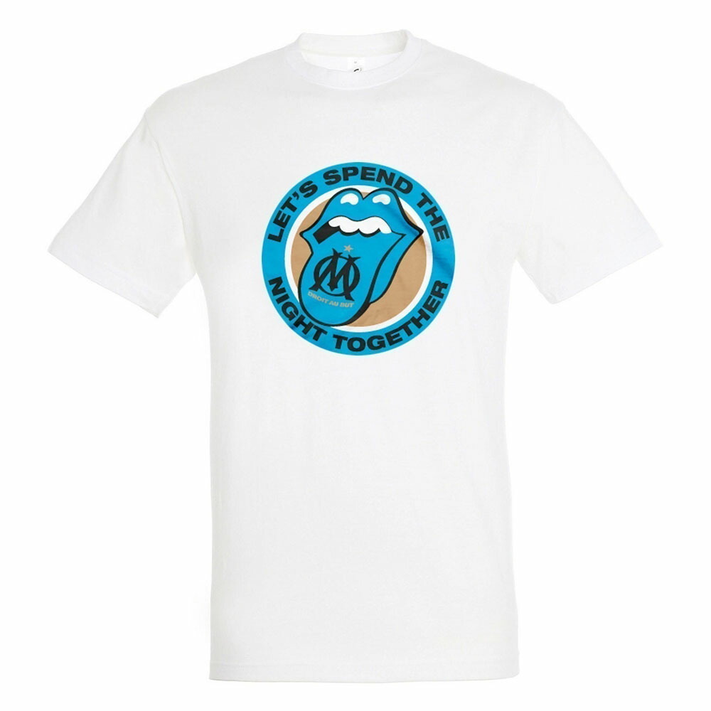 マルセイユ Tシャツ サッカー ローリング・ストーンズ 長友佑都 酒井宏樹 Marseille SOCCER GILDAN ホワイト【OCSL】