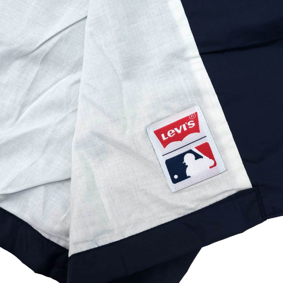 激安ブランド大割引 コーチジャケット スタジャン Levis Mlb コラボ Mlb ジャケット Mlb レッドソックス レッドソックス Selectionあす楽対応 リーバイス アウター 映画エンタメショップ ネイビー リーバイス ジャケット ジャケット メンズ X サイドゴア