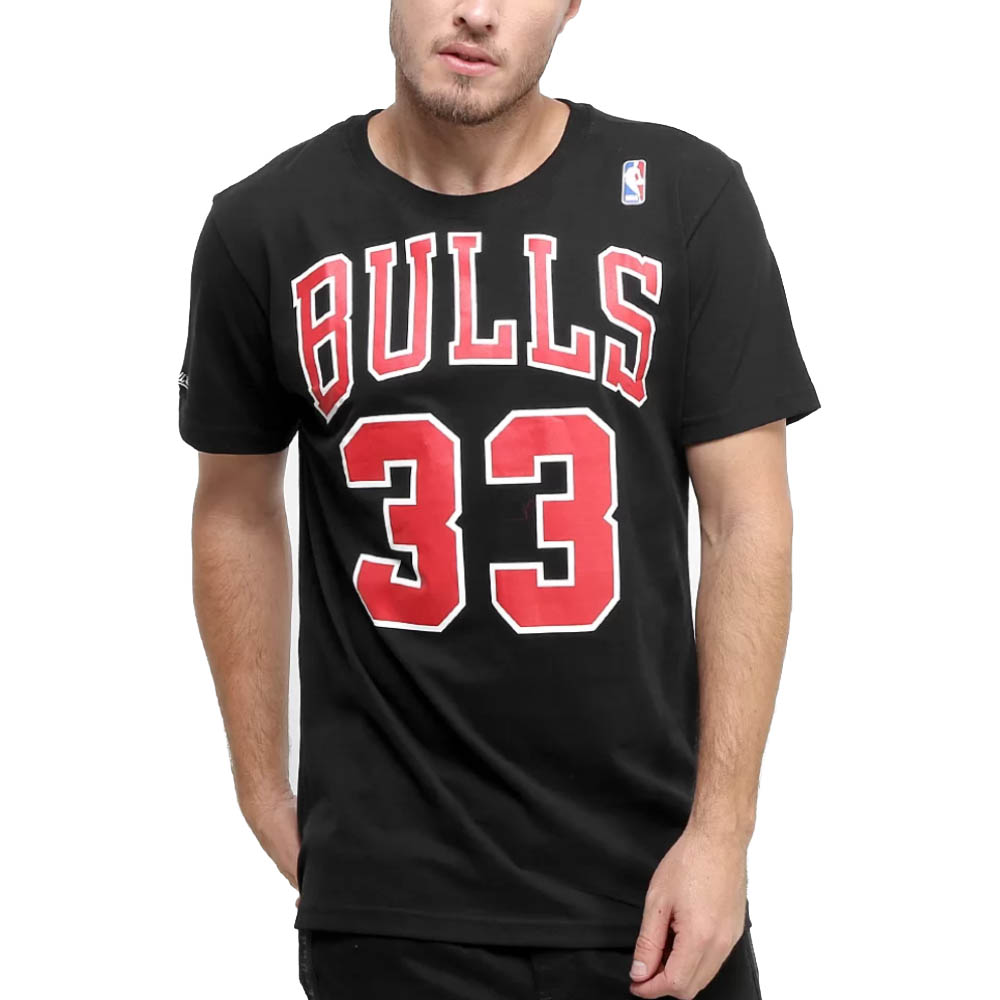 スコッティ・ピッペン Tシャツ tシャツ NBA シカゴ・ブルズ ミッチェル＆ネス/Mitchell & Ness ブラック メンズ 半袖2203MN特集｜映画エンタメショップ SELECTION