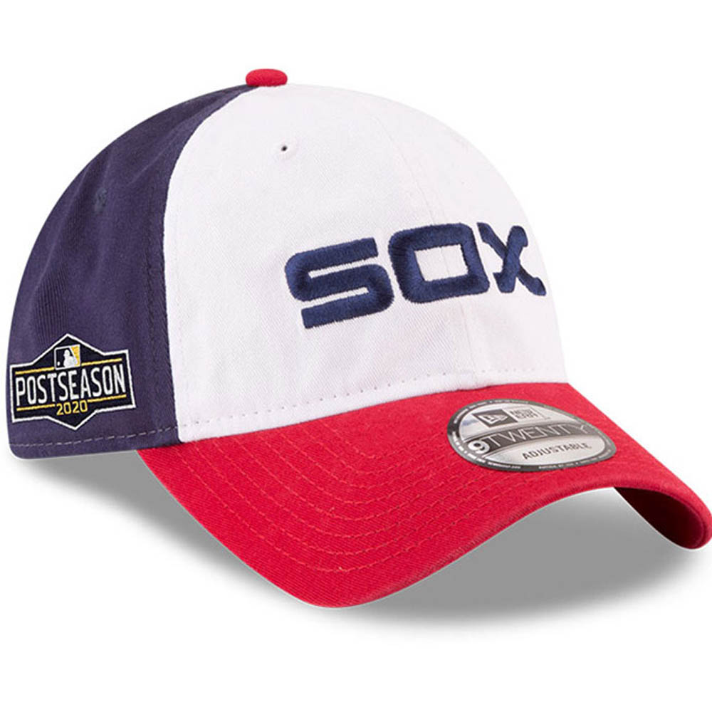 ホワイトソックス キャップ 帽子 MLB ニューエラ New Era 9TWENTY ネイビー ブルー 2020ポストシーズンサイドパッチ アジャスタブル