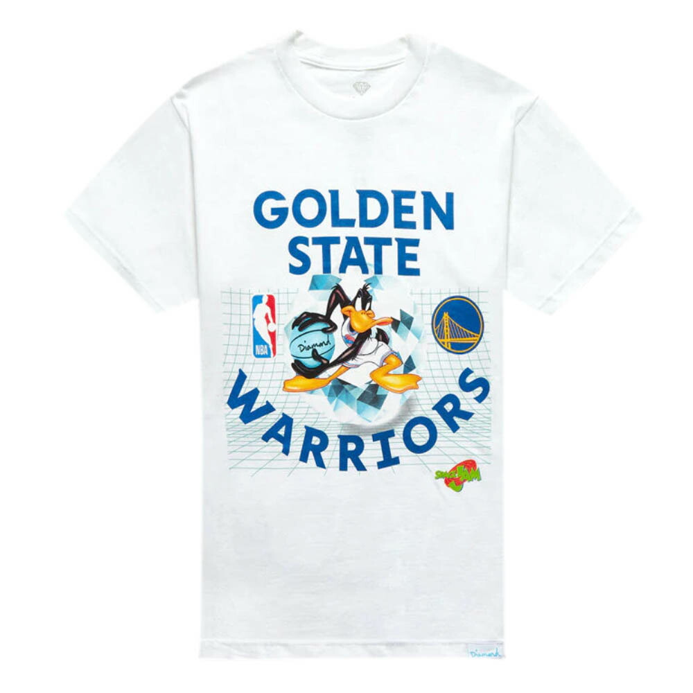 超美品 Nba スペースジャム X ウォリアーズ Tシャツ コラボ 半袖 Diamond Supply Co ホワイト 最安値挑戦 Www Natskies Com