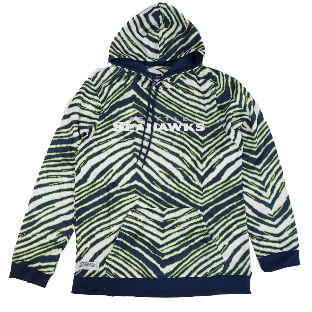 超激安 Nfl パーカー フーディー シーホークス ゼブラプリント タッチダウン プルオーバー Zubaz ネイビー 映画エンタメショップ Selection 美しい Finance Skylines Ae