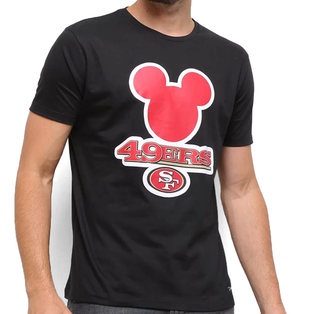 驚きの安さ Nfl Tシャツ ミッキーマウス ディズニー 49ers ブラック メンズ 半袖 Tシャツ Disney Micky Simbol T Shirt 好評 Vanrojhaber Com