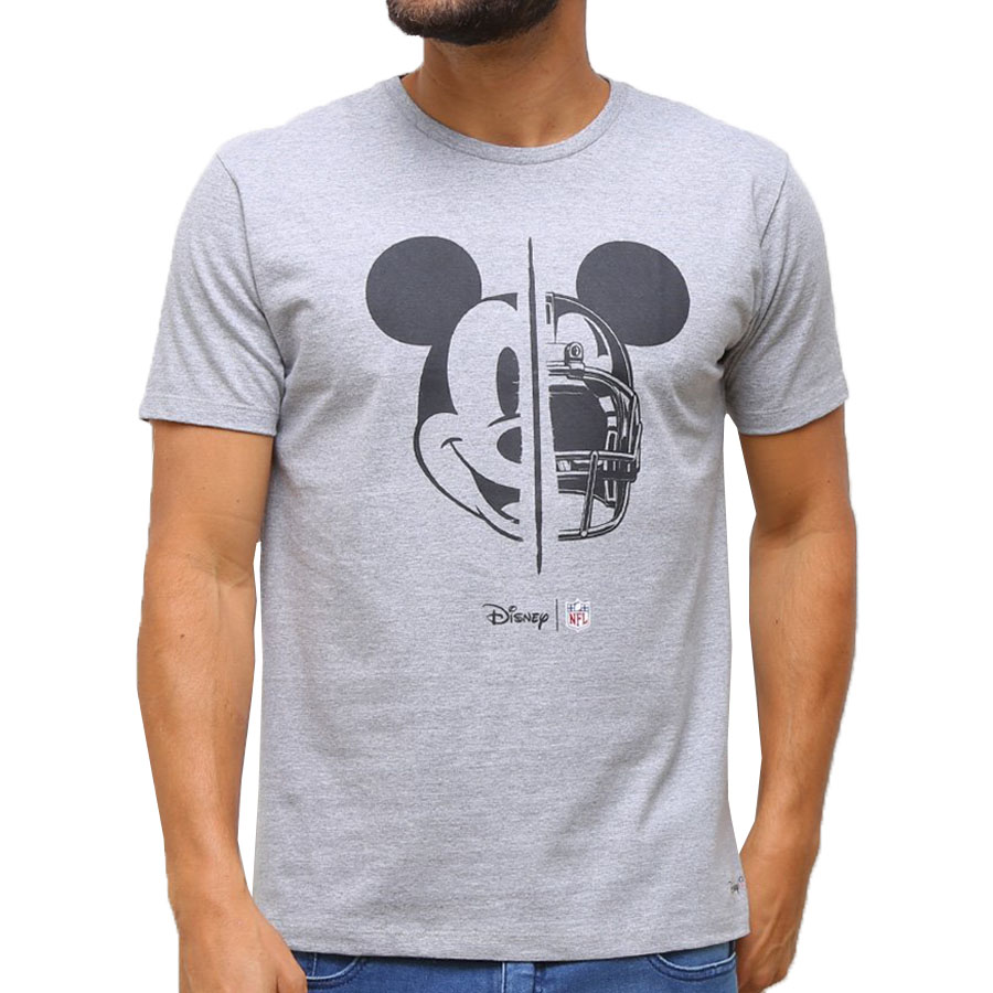 30 Off Nfl Tシャツ ディズニー ミッキー Disney Micky Helmet 半袖 メンズ グレー 映画エンタメショップ Selection 豊富なギフト Qchfoundation Ca