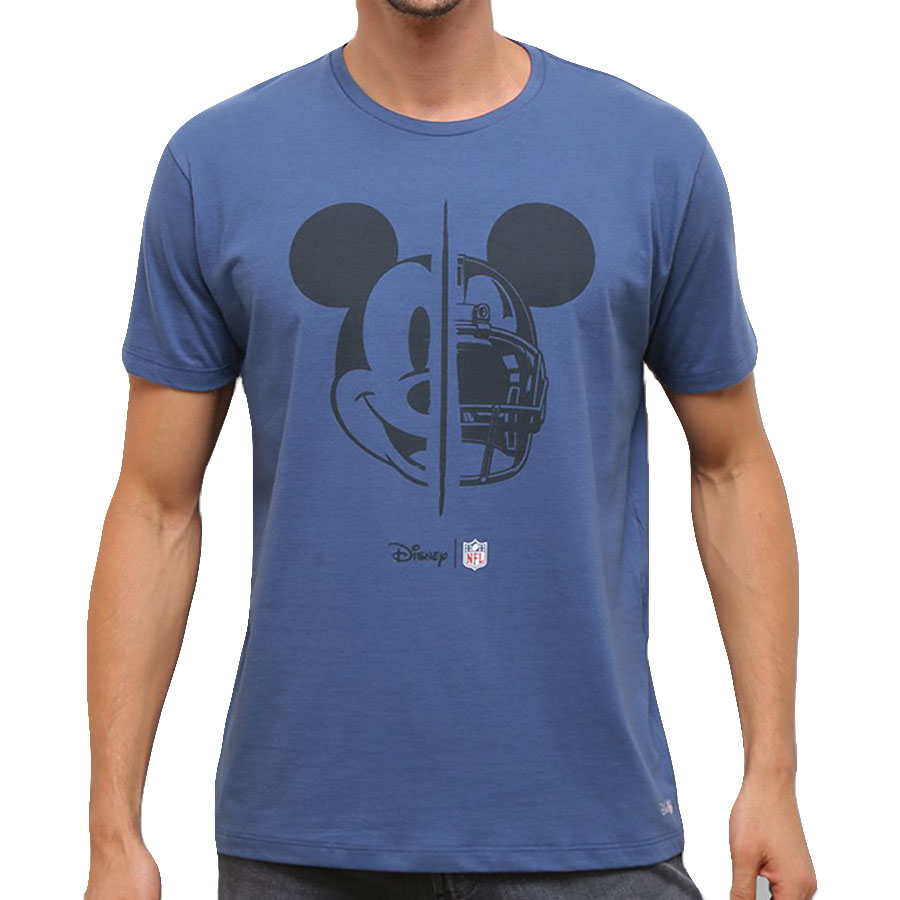 当季大流行 Nfl Tシャツ ディズニー ミッキー Disney Micky Helmet 半袖 メンズ ネイビー タイムセール Qchfoundation Ca