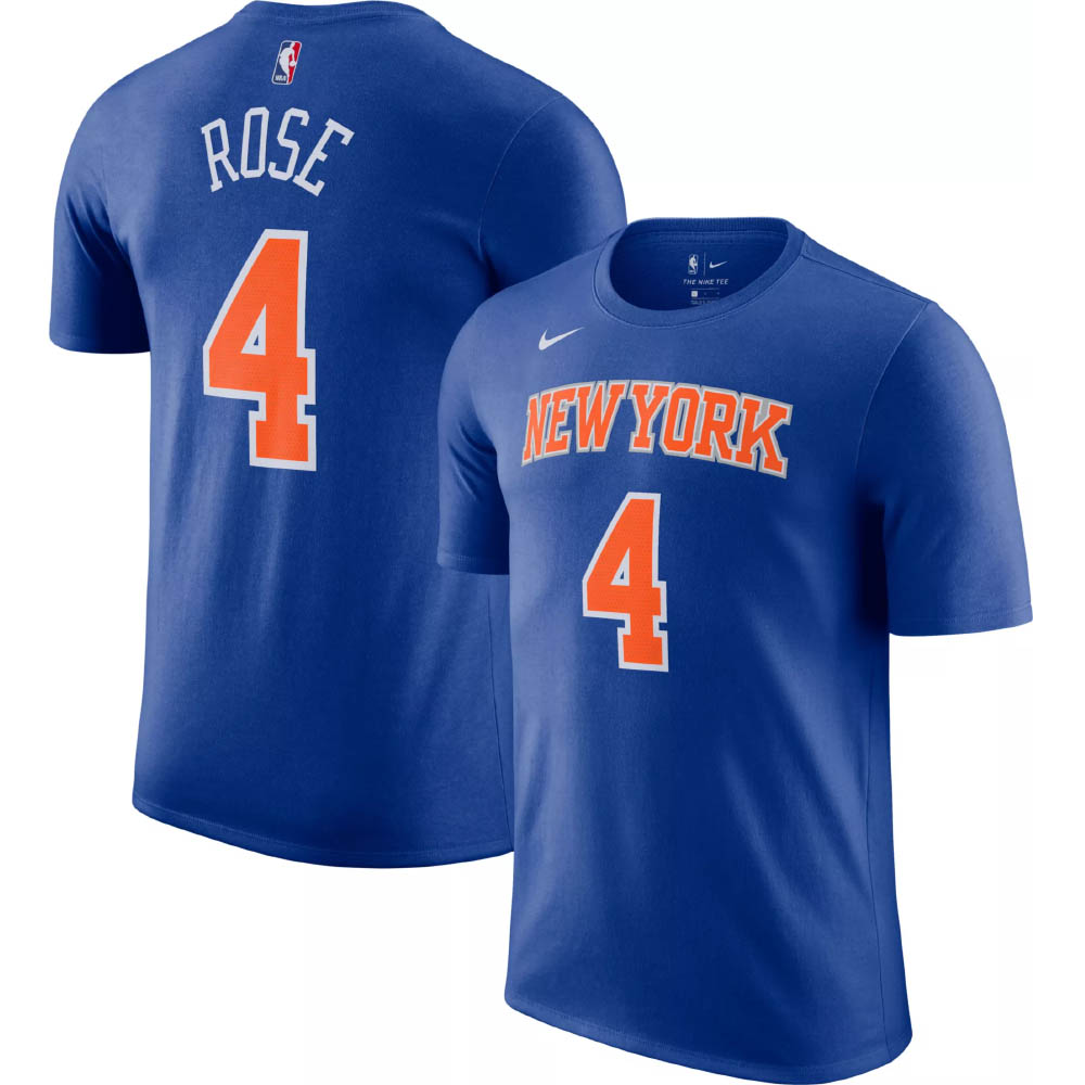 NBA デリック・ローズ ニックス Tシャツ 2019/2020 ネーム＆ナンバー T-Shirt ナイキ/Nike ロイヤル 7,380円