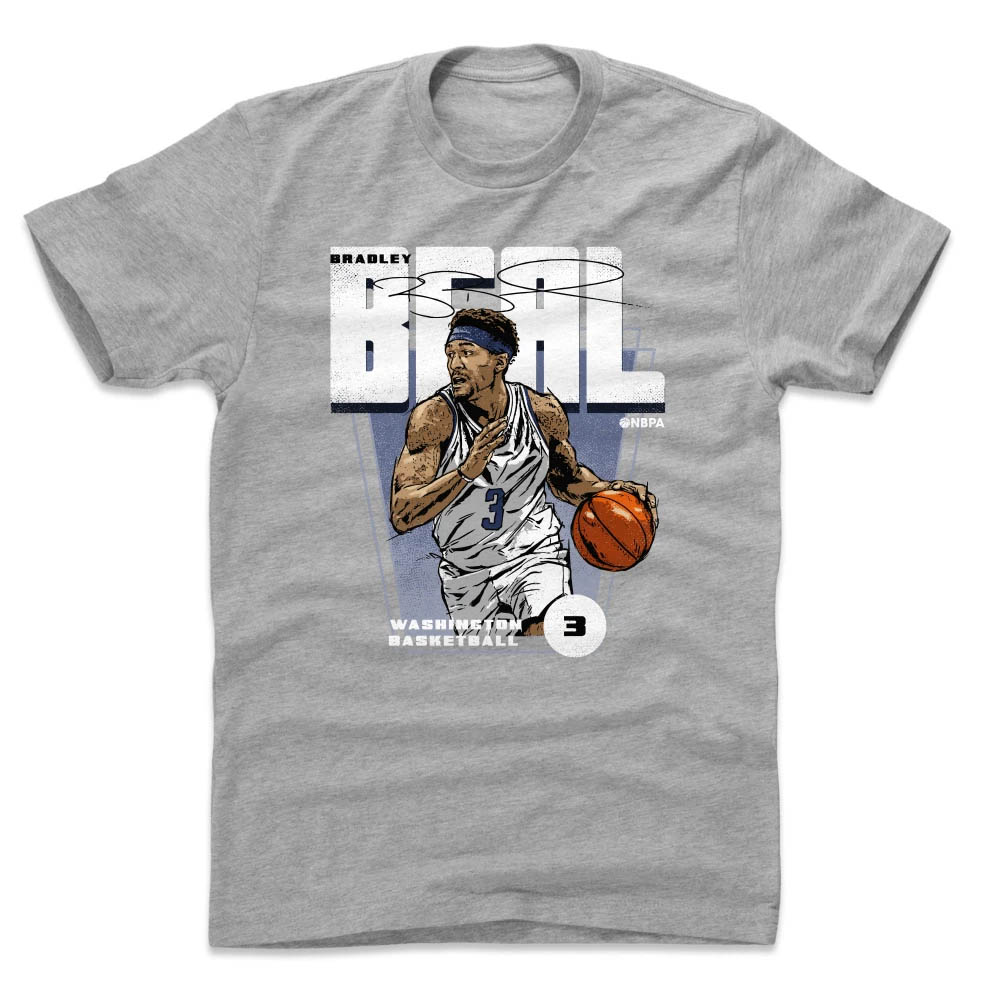 NBA ブラッドリー・ビール ウィザーズ Tシャツ Premiere T-Shirt 500Level ヘザーグレー