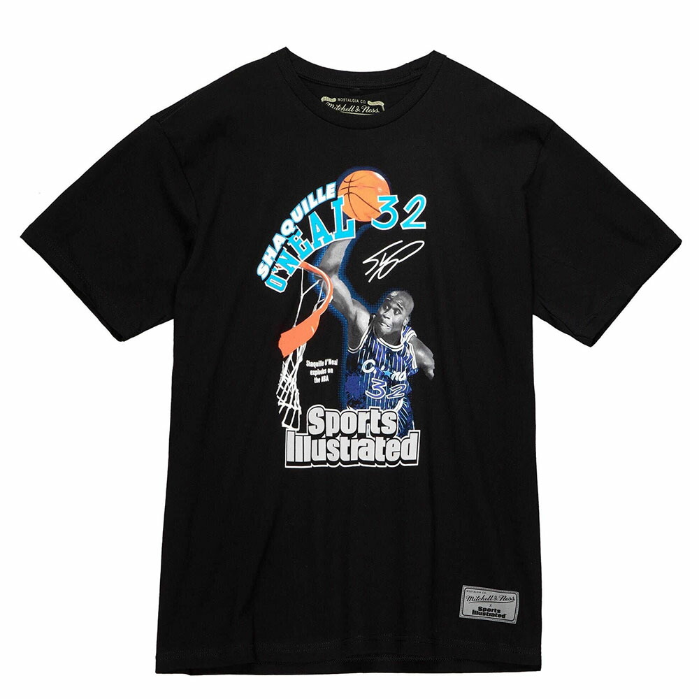 NBA シャキール・オニール オーランド・マジック Tシャツ レジェンドプレイヤーイラスト ミッチェル＆ネス/Mitchell & Ness ブラック2203MN特集 8,003円