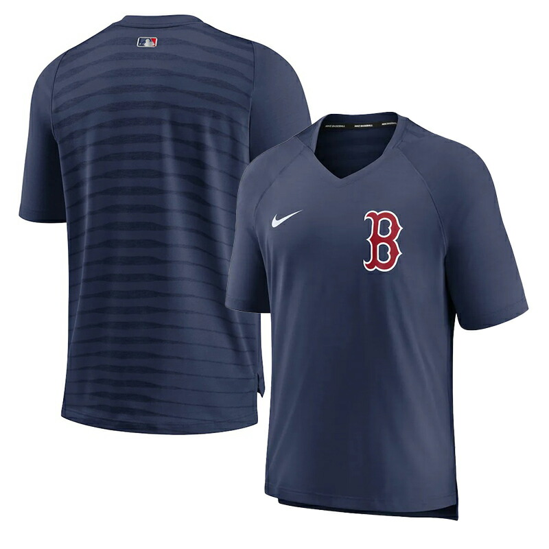 MLB 赤いこと靴下 プルオーバー 2022 運動選手着付ける オーセンティックコレクション Top Pre-Game Tee ナイキ/Nike Midnight Navy【nkac】