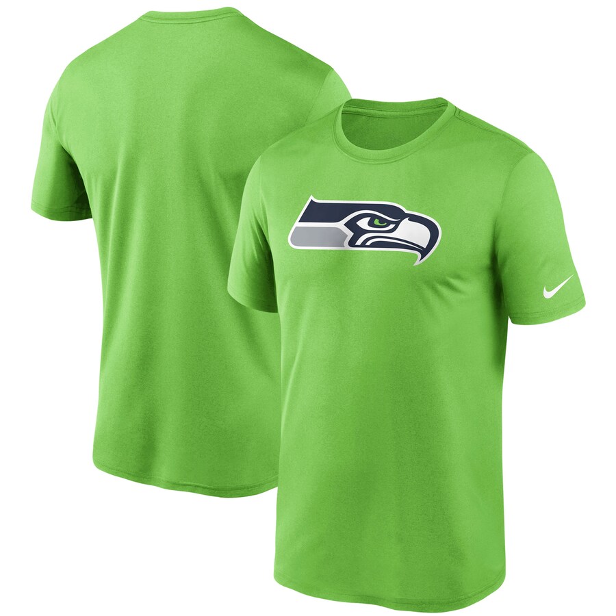 NFL シーホークス Tシャツ スウッシュロゴ Logo Essential Legend Performance T-Shirt ナイキ/Nike ネオングリーン