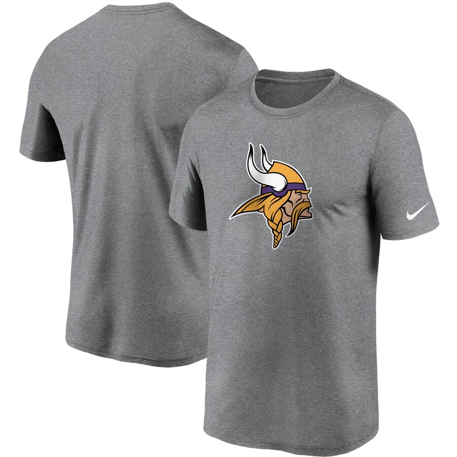 NFL バイキングス Tシャツ スウッシュロゴ Logo Essential Legend Performance T-Shirt ナイキ/Nike チャコール
