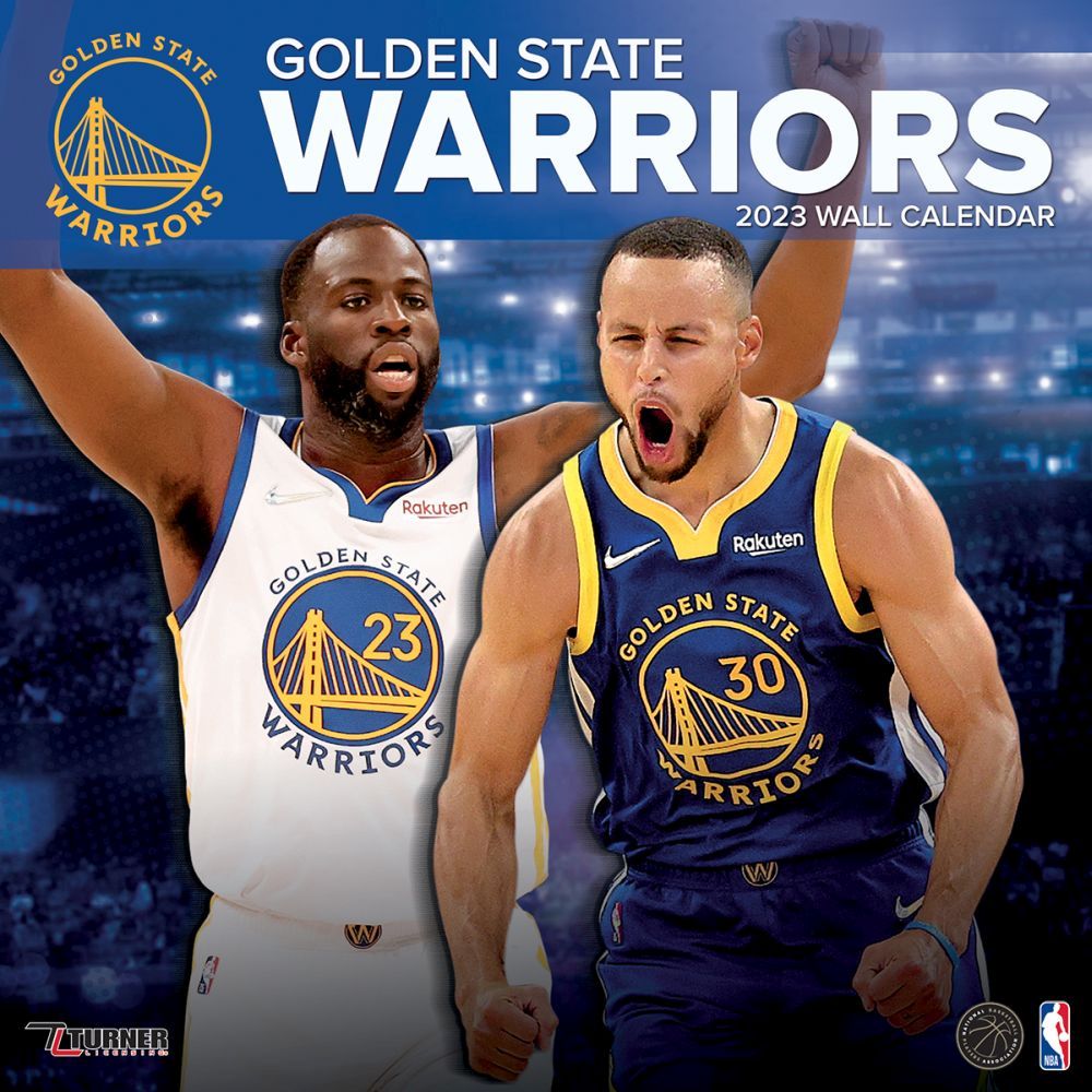 NBA ウォリアーズ カレンダー 2023年 12x12 チーム 壁掛け Calendar Turner