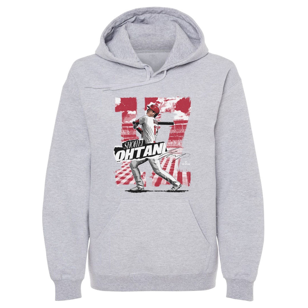 MLB 大谷翔平 エンゼルス パーカー Rough Hoodie 23wbsf 500Level グレー