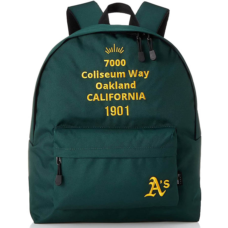 MLB アスレチックス バックパック バッグ リュック STREET DAYPACK イーカム/E-come グリーン