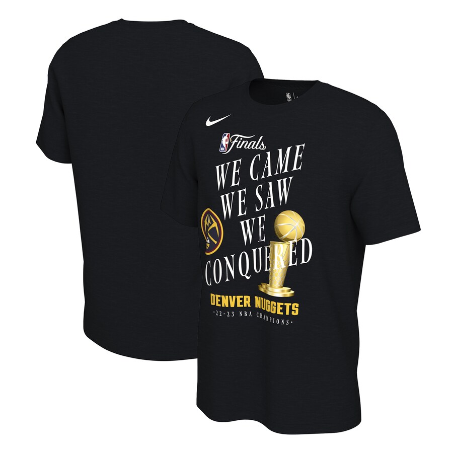 NBA ナゲッツ Tシャツ NBAファイナル2023 優勝記念 Celebration トロフィー T-Shirt ナイキ/Nike ブラック