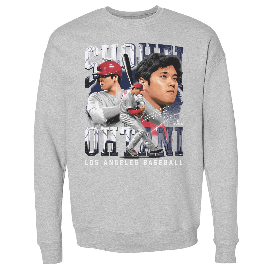 MLB 大谷翔平 エンゼルス スウェット Los Angeles A Vintage WHT 500Level ヘザーグレー