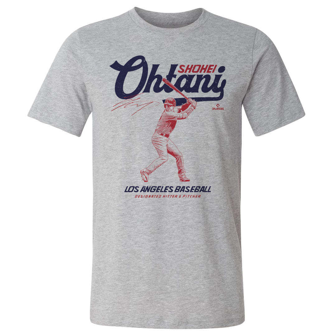 MLB 大谷翔平 エンゼルス Tシャツ Los Angeles A Vintage 500Level ヘザーグレー