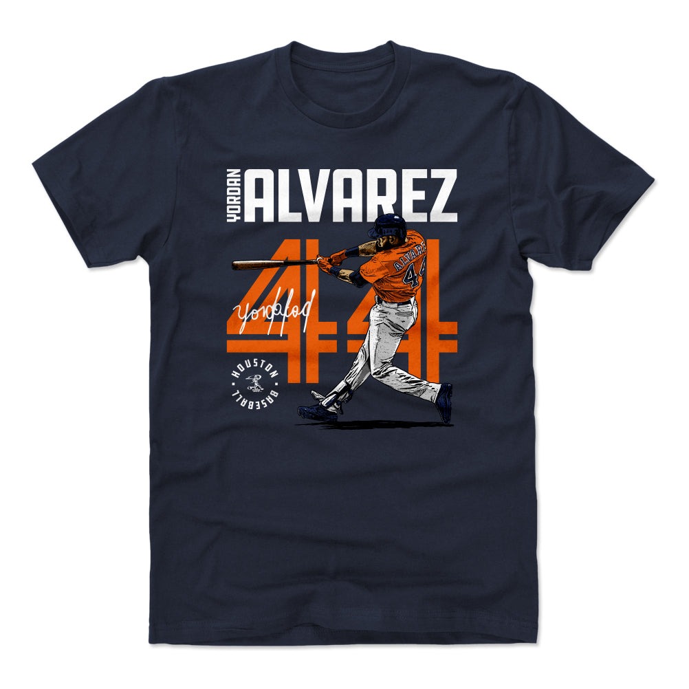 MLB ヨルダン・アルバレス アストロズ Tシャツ Inline WHT 500Level ネイビー