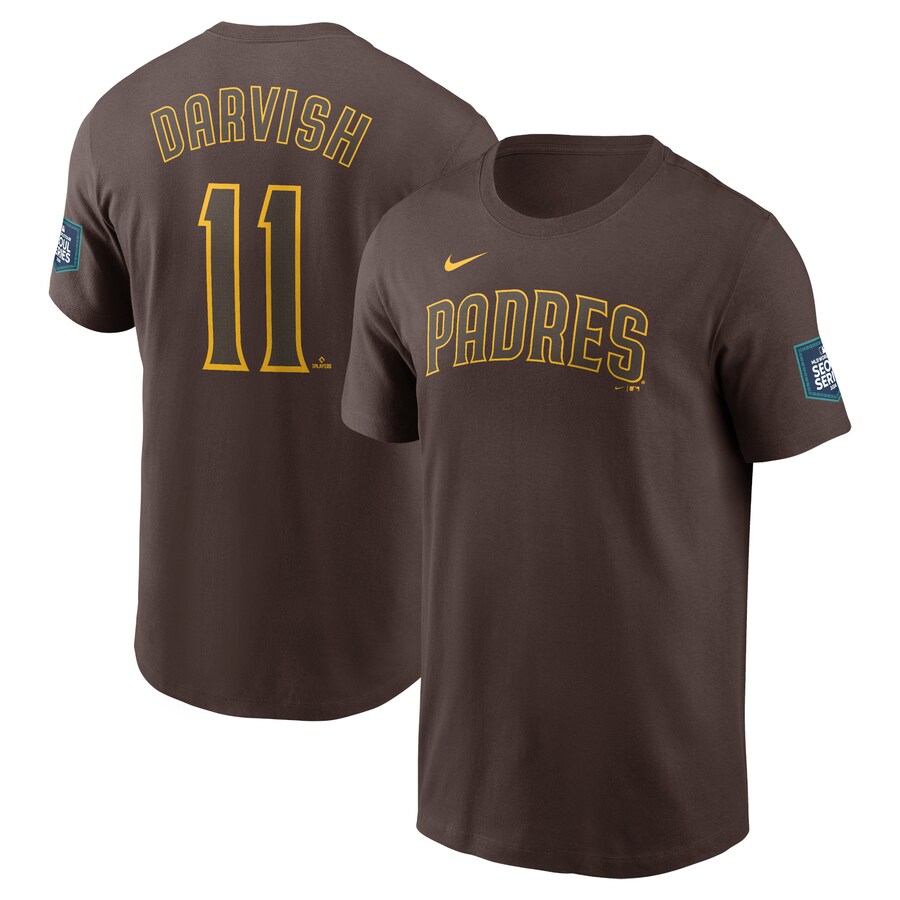 100%正規品Sダルビッシュ選手着用モデルNIKEポストシーズン2024パドレス 楽天市場】MLB パドレス Tシャツ 2024 MLB ポストシーズン進出