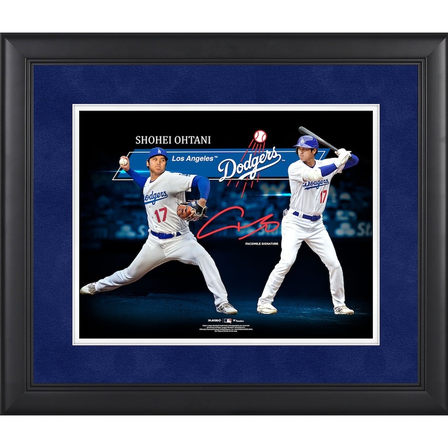 MLB 大谷翔平 ドジャース Fanatics Authentic Framed 11 x 14 Spotlight Collage Fanatics oh24gd