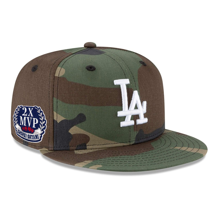 MLB 大谷翔平 ドジャース キャップ 2x MVPパッチ 9FIFTY Snapback Adjustable Hat ニューエラ/New Era カモ|映画エンタメショップ SELECTION
