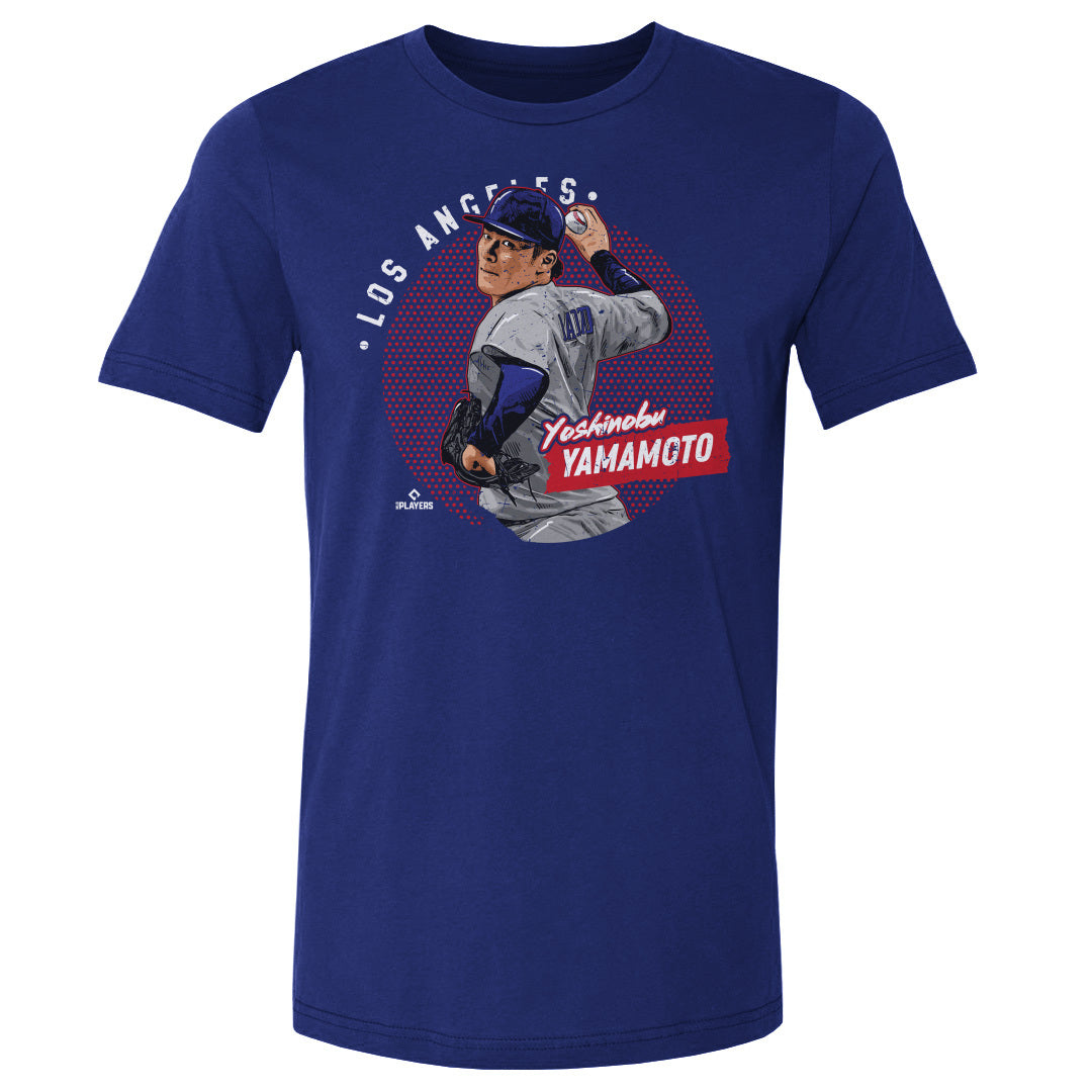 MLB 山本由伸 ドジャース Tシャツ Los Angeles D Dots WHT T-Shirt 500Level ロイヤルブルー|映画エンタメショップ SELECTION