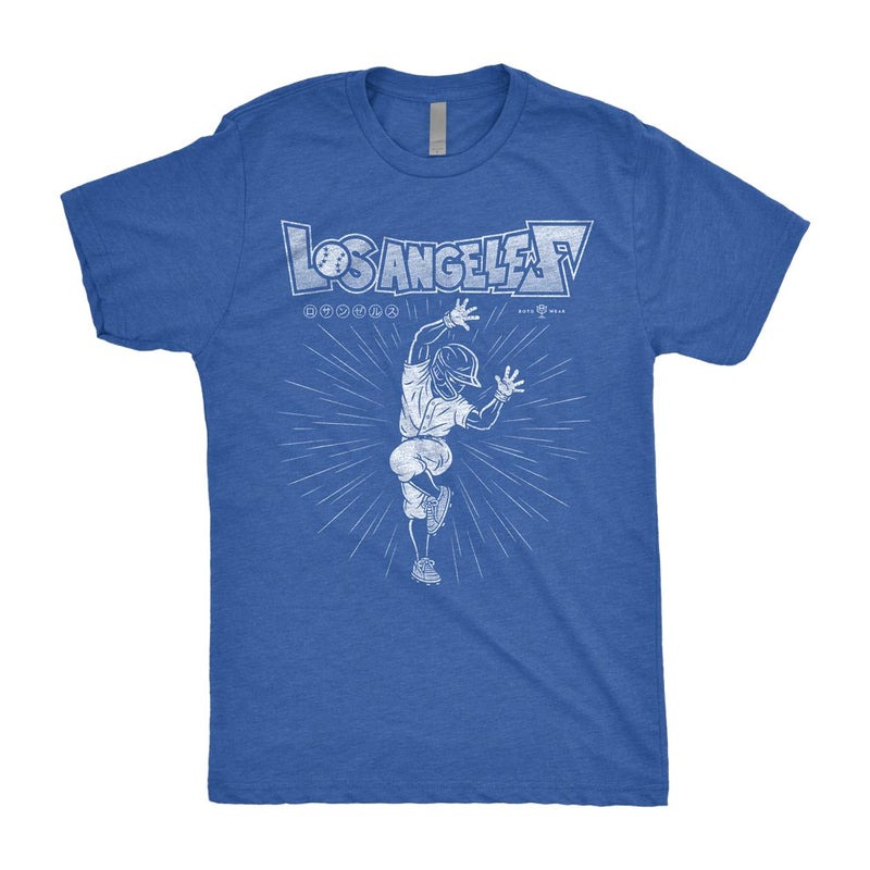 MLB ドジャース Tシャツ 【海外限定版】 Hip Lock T-Shirt RotoWear ロイヤル|映画エンタメショップ SELECTION