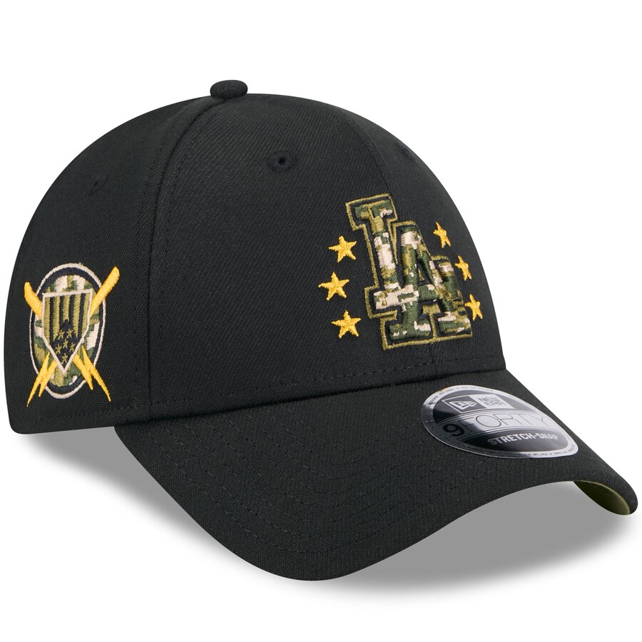 MLB ドジャース キャップ 【海外版】 2024 アームドフォースデー 9FORTY Adjustable Hat ニューエラ/New Era ブラック